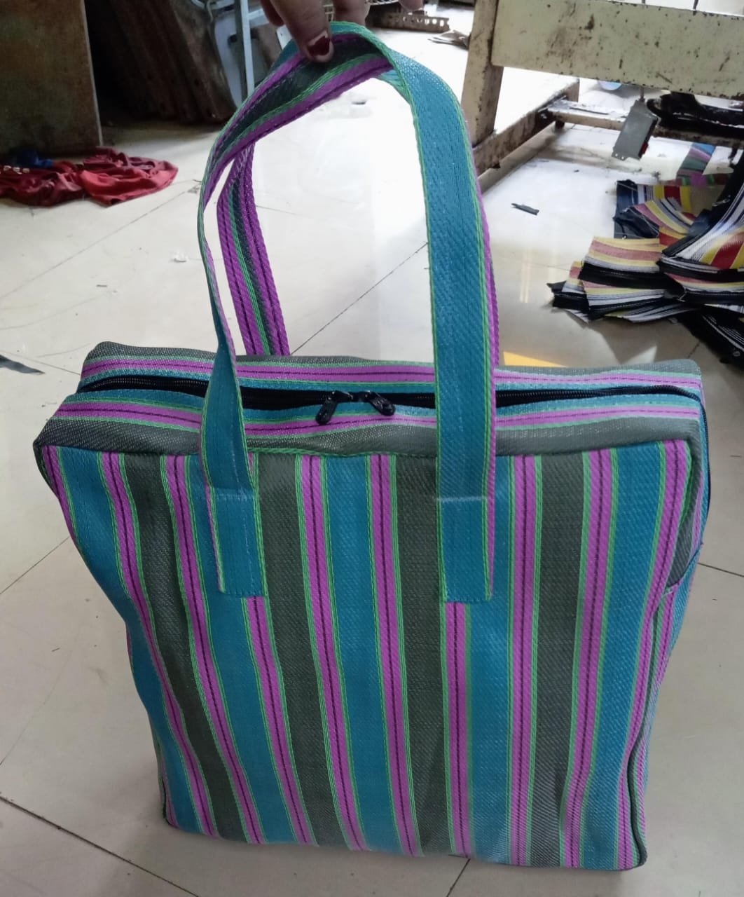 Recycled Nylon Tote Bag Supplier India | Wholesale - Image 2